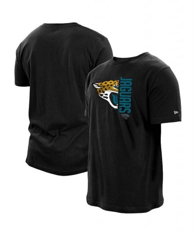 Men's Black Jacksonville Jaguars Split Logo 2-Hit T-shirt $23.75 T-Shirts