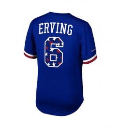 Men's Julius Erving Royal Philadelphia 76ers Player Name Number T-shirt $42.00 T-Shirts