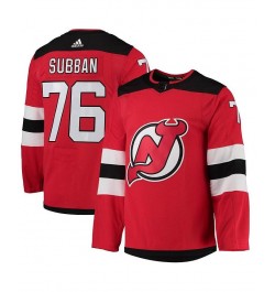 Men's P.K. Subban Red New Jersey Devils Home Primegreen Authentic Pro Player Jersey $91.00 Jersey