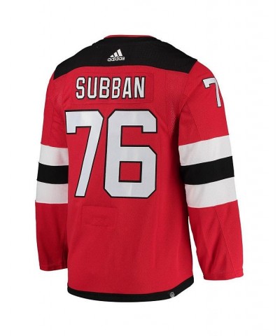 Men's P.K. Subban Red New Jersey Devils Home Primegreen Authentic Pro Player Jersey $91.00 Jersey