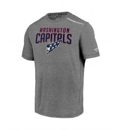 Men's Branded Heather Gray Washington Capitals Special Edition Refresh T-shirt $23.50 T-Shirts