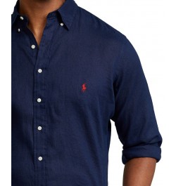 Men's Big & Tall Lightweight Linen Shirt PD02 $40.50 Shirts