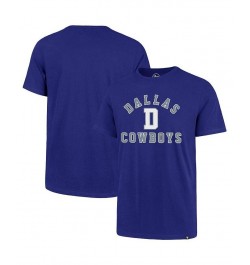 Men's Royal Dallas Cowboys Varsity Arch Throwback T-shirt $20.89 T-Shirts