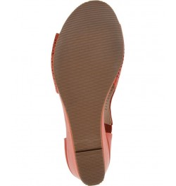 Women's Aretha Perforated Wedges Tan/Beige $49.00 Shoes