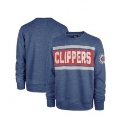 Men's Heather Royal La Clippers Tribeca Emerson Pullover Sweatshirt $35.77 Sweatshirt