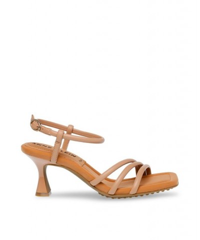 Women's Jules Sandals Brown $41.58 Shoes