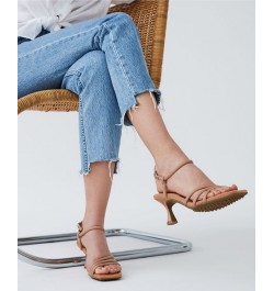 Women's Jules Sandals Brown $41.58 Shoes