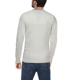 Men's Basic Ribbed Cardigan White $28.49 Sweaters