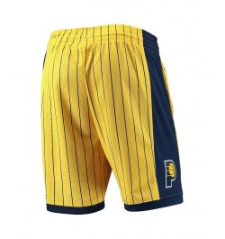 Men's Gold, Navy Indiana Pacers 1999-00 Hardwood Classics Swingman Shorts $45.89 Shorts