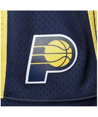 Men's Gold, Navy Indiana Pacers 1999-00 Hardwood Classics Swingman Shorts $45.89 Shorts