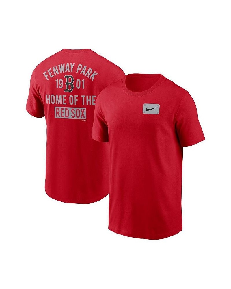 Men's Red Boston Red Sox Fenway Park Local Team T-shirt $29.49 T-Shirts