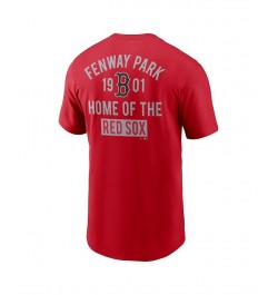 Men's Red Boston Red Sox Fenway Park Local Team T-shirt $29.49 T-Shirts