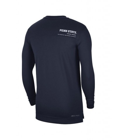 Men's Navy Penn State Nittany Lions 2022 Coach Performance Long Sleeve V-Neck T-shirt $33.79 T-Shirts