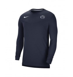 Men's Navy Penn State Nittany Lions 2022 Coach Performance Long Sleeve V-Neck T-shirt $33.79 T-Shirts