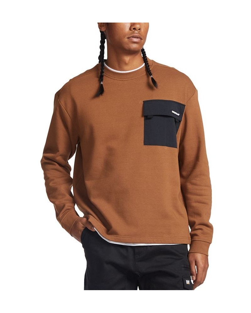 MEN'S UTILITY CREW SWEATSHIRT Gold $17.25 Sweatshirt