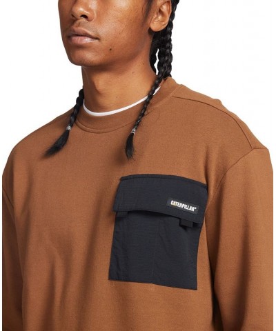 MEN'S UTILITY CREW SWEATSHIRT Gold $17.25 Sweatshirt