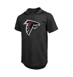 Men's Threads Calvin Ridley Black Atlanta Falcons Player Name and Number Tri-Blend Hoodie T-shirt $27.30 T-Shirts