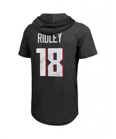 Men's Threads Calvin Ridley Black Atlanta Falcons Player Name and Number Tri-Blend Hoodie T-shirt $27.30 T-Shirts