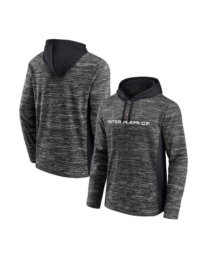 Men's Charcoal Inter Miami CF Shining Victory Space-Dye Pullover Hoodie $26.04 Sweatshirt