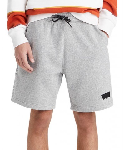 Men's Relaxed-Fit Logo Piping Drawstring Shorts Gray $22.50 Shorts