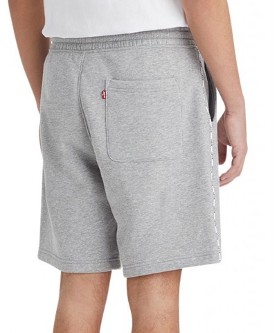 Men's Relaxed-Fit Logo Piping Drawstring Shorts Gray $22.50 Shorts