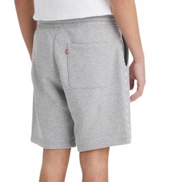 Men's Relaxed-Fit Logo Piping Drawstring Shorts Gray $22.50 Shorts