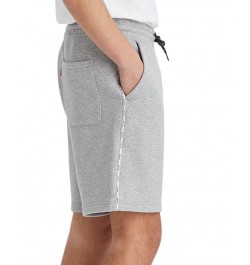 Men's Relaxed-Fit Logo Piping Drawstring Shorts Gray $22.50 Shorts