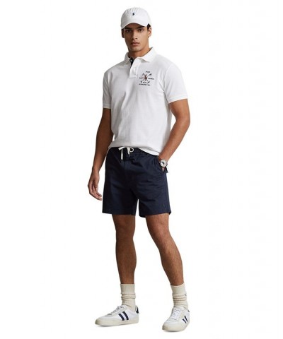 Men's Custom Slim Fit Mesh Polo Shirt White $52.65 Polo Shirts