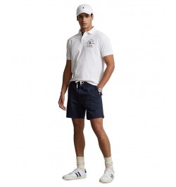 Men's Custom Slim Fit Mesh Polo Shirt White $52.65 Polo Shirts