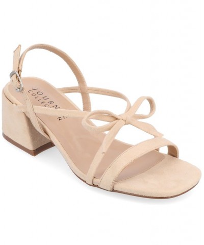 Women's Amity Sandal Tan/Beige $38.00 Shoes