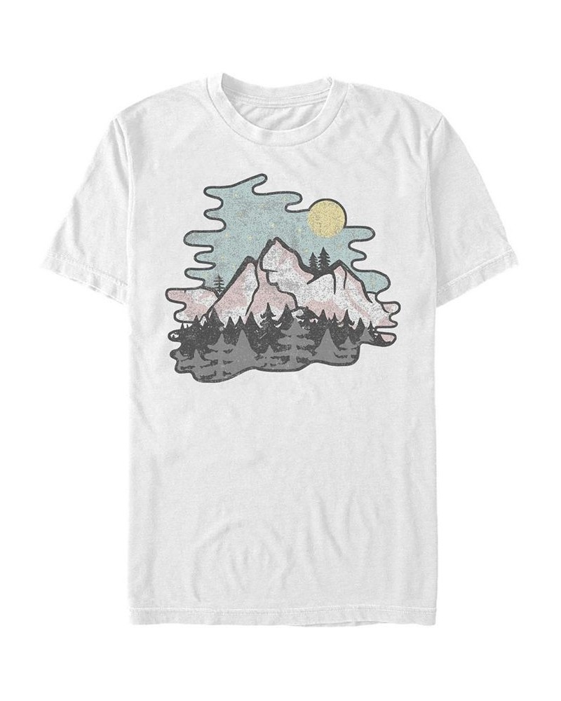 Men's Twilight Mountains Short Sleeve Crew T-shirt White $19.59 T-Shirts