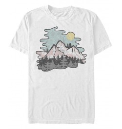 Men's Twilight Mountains Short Sleeve Crew T-shirt White $19.59 T-Shirts