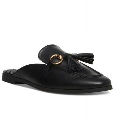 Women's Cayler Tailored Tassel Mules Black $52.47 Shoes