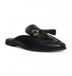 Women's Cayler Tailored Tassel Mules Black $52.47 Shoes