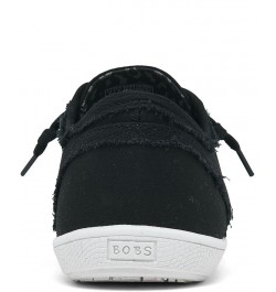 Women's BOBS-B Cute Lace Casual Sneakers Black $22.95 Shoes