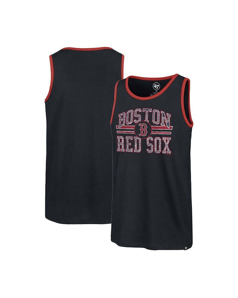 Men's Navy Boston Red Sox Winger Franklin Tank Top $20.16 T-Shirts