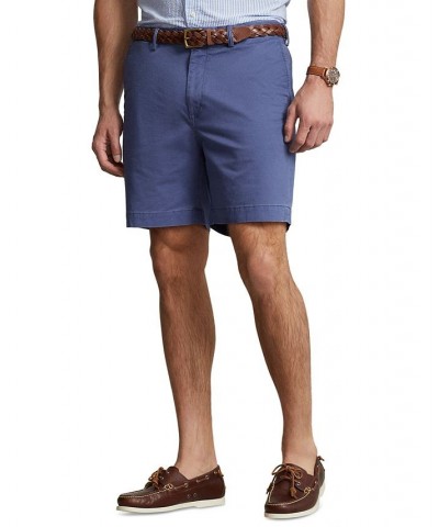 Men's Big & Tall Stretch Classic-Fit Chino Shorts Blue $46.77 Shorts