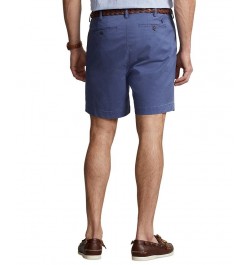 Men's Big & Tall Stretch Classic-Fit Chino Shorts Blue $46.77 Shorts