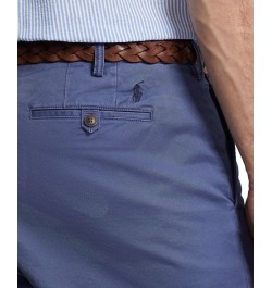 Men's Big & Tall Stretch Classic-Fit Chino Shorts Blue $46.77 Shorts