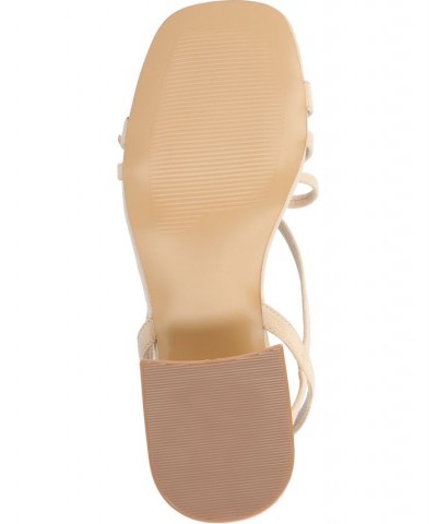 Women's Amity Sandal Tan/Beige $38.00 Shoes