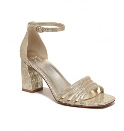 Thena Ankle Strap Sandals Gold $44.55 Shoes