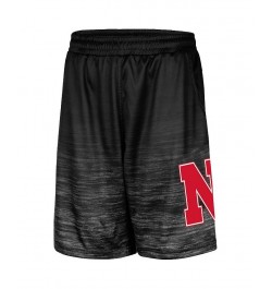 Men's Black Nebraska Huskers Broski Shorts $28.49 Shorts