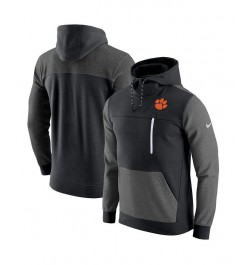 Men's Black Clemson Tigers AV-15 2.0 Pullover Hoodie $54.99 Sweatshirt