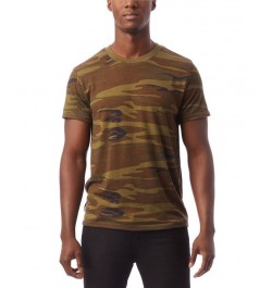 Men's Printed Crew T-Shirt Green $27.03 T-Shirts