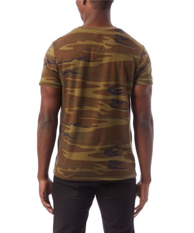 Men's Printed Crew T-Shirt Green $27.03 T-Shirts