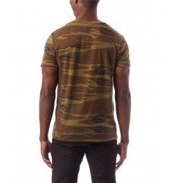 Men's Printed Crew T-Shirt Green $27.03 T-Shirts