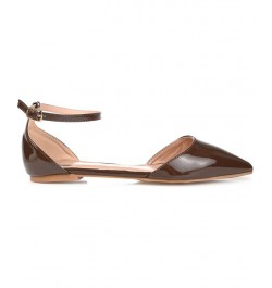 Women's Reba Flats Brown $33.60 Shoes