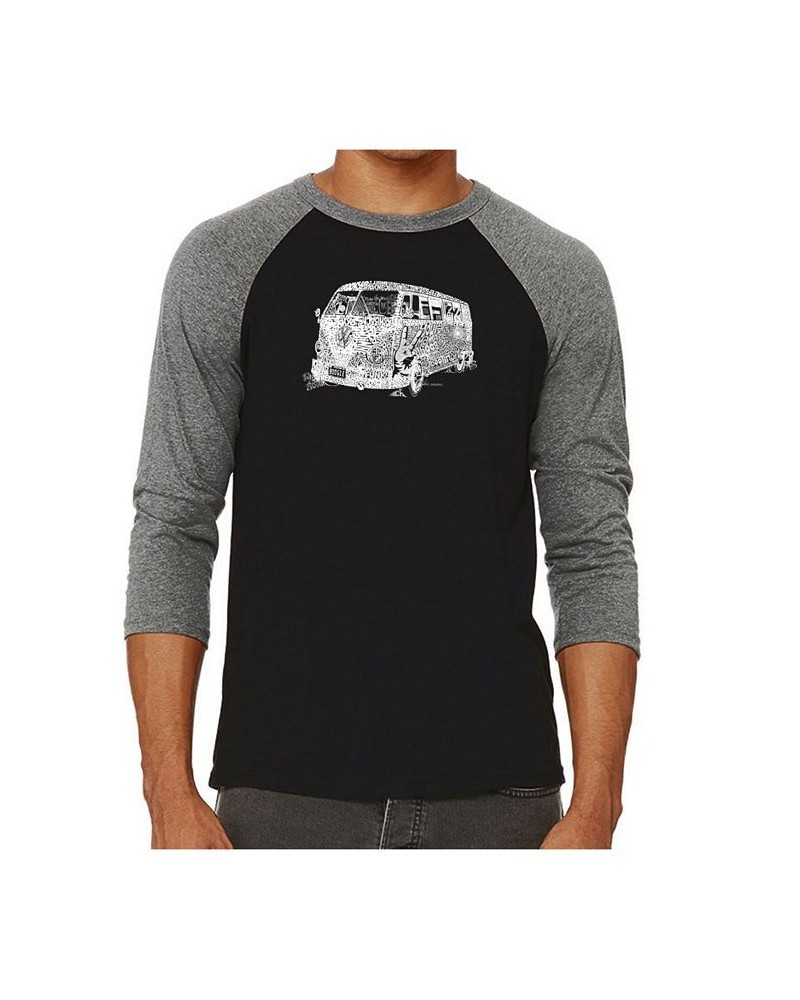 The 70's Men's Raglan Word Art T-shirt Gray $20.25 T-Shirts