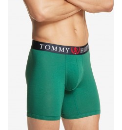 Men's Authentic Stretch Boxer Briefs Green $21.20 Underwear