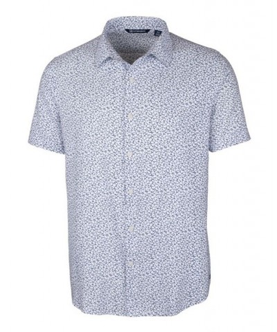 Men's Windward Mineral Print Short Sleeve Shirt White $35.00 Shirts